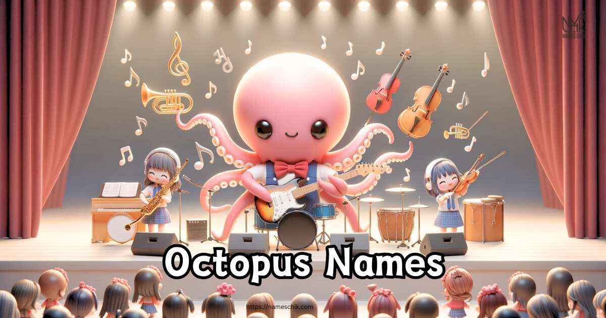 Cute Pet Names for Octopus