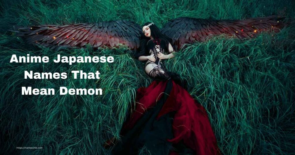 Anime Japanese Names That Mean Demon