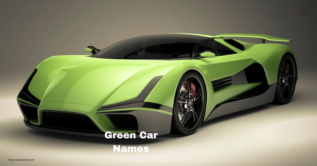 Best Green Car Names in 2024