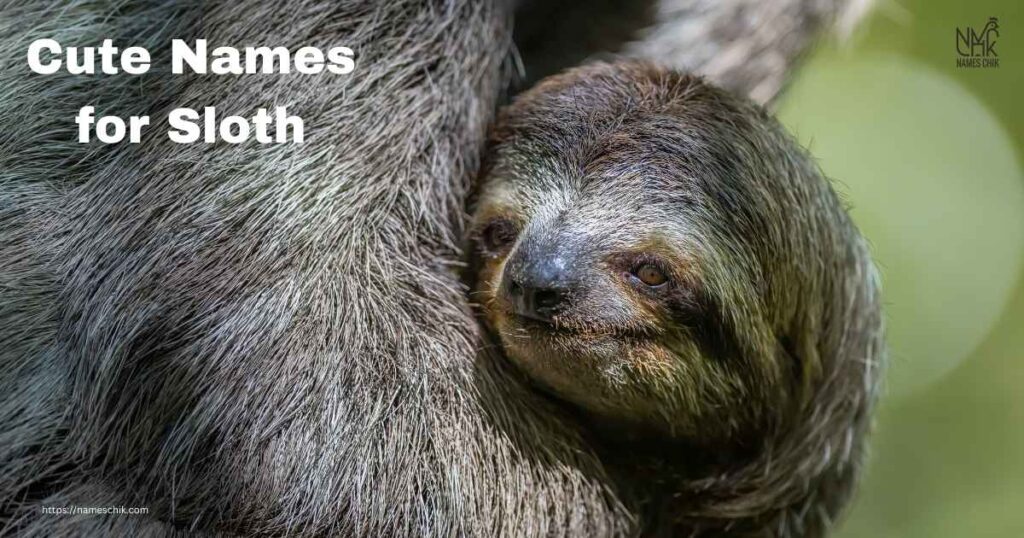 Cute Names for Sloth