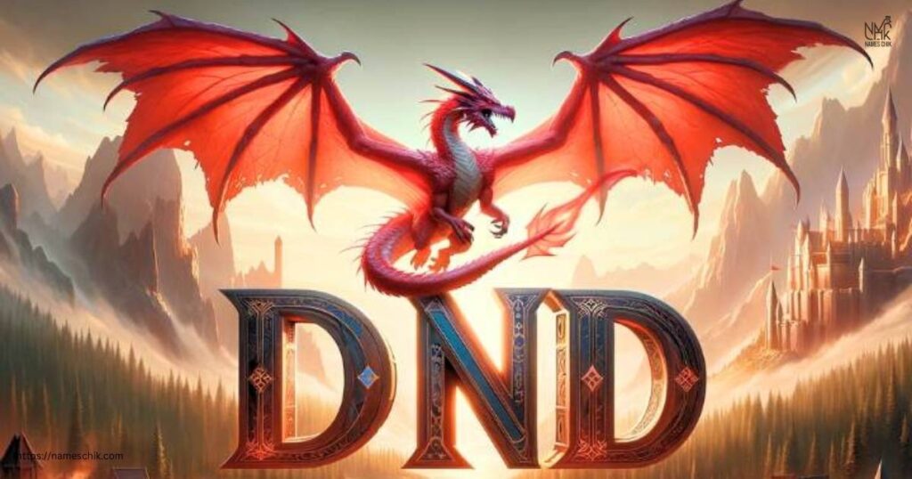 Dungeons and Dragons Names for Red Dragons