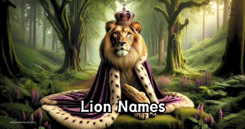 Fictional Pet Names for Lion