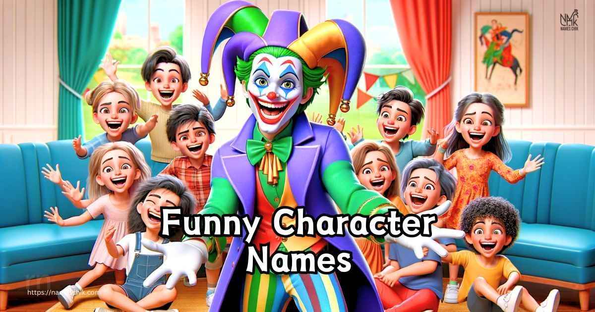Funny Character Names for Movies or Games