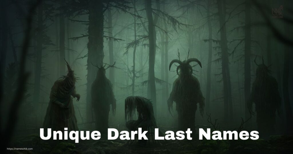 Unique Dark Last Names