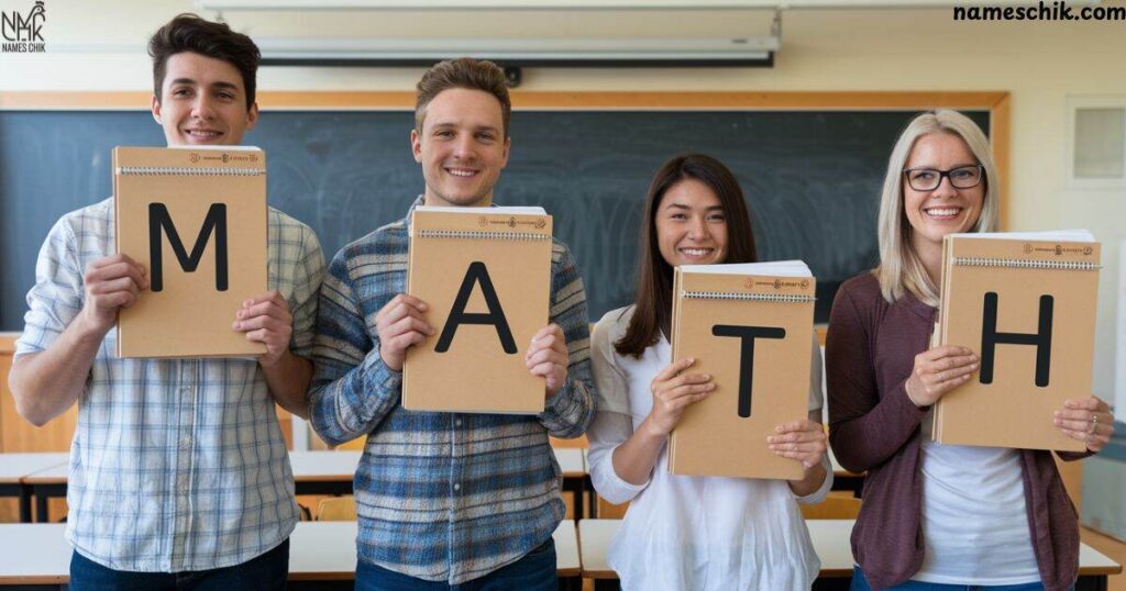 21 Creative Math Team Names