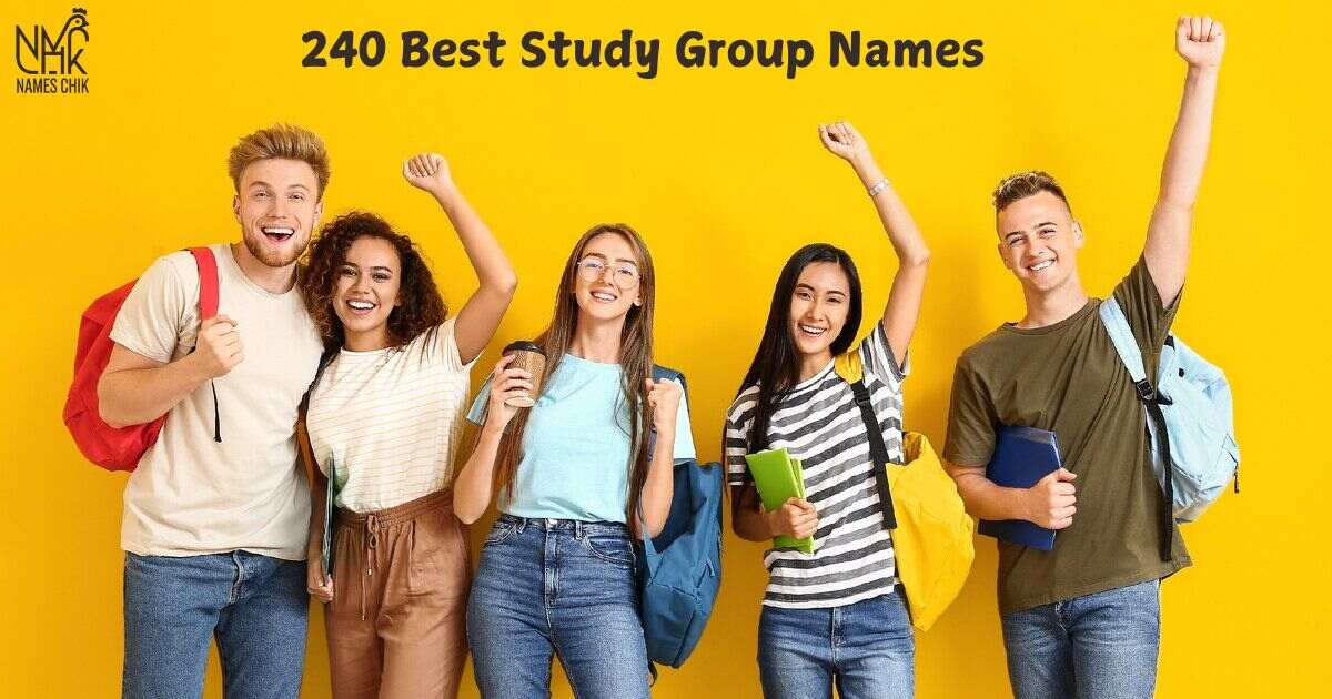 240 Best Study Group Names