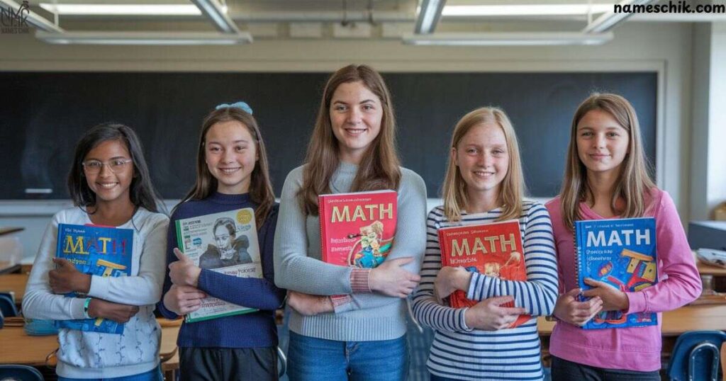 25 Girls Math Team Names
