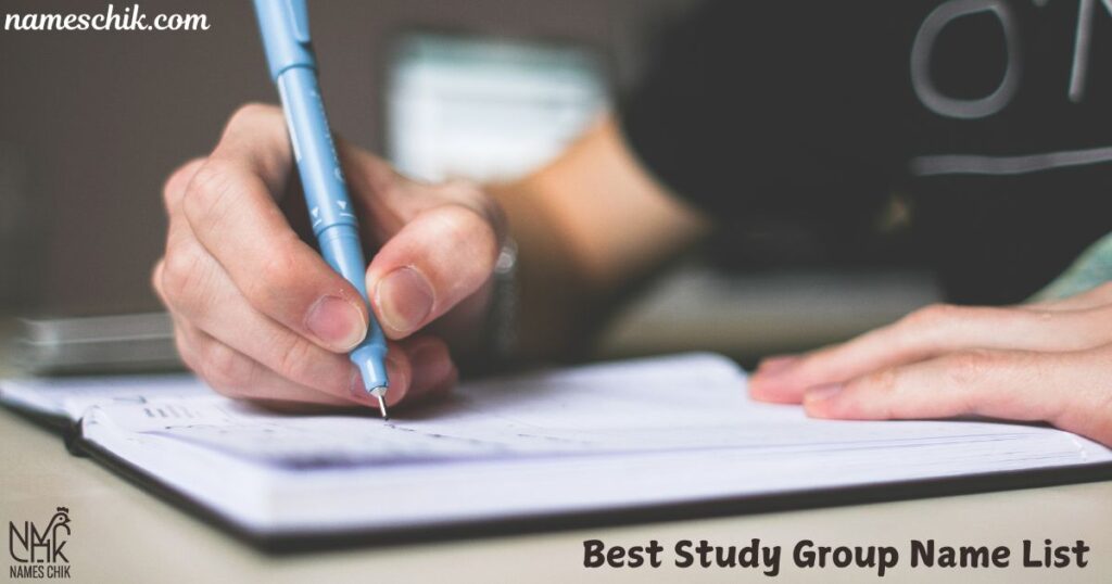 Best Study Group Name List