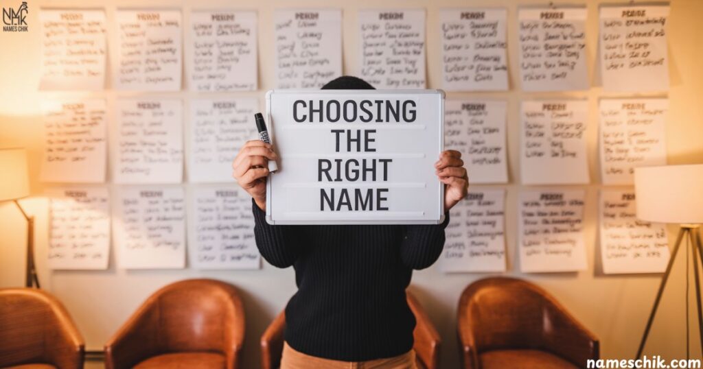 Choosing the Right Name
