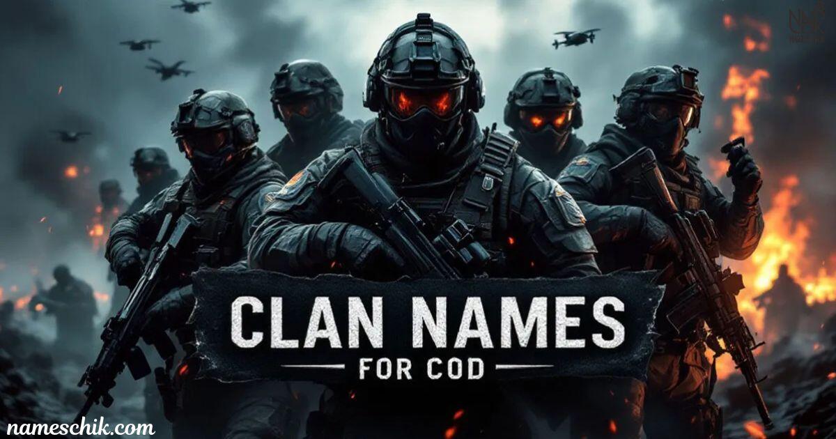 Gaming Clan Names