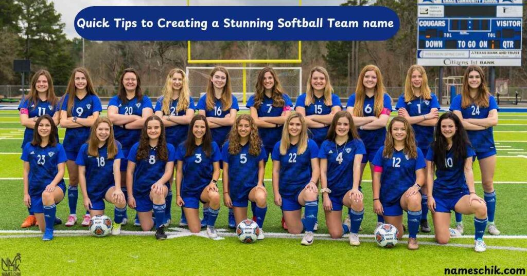 Quick Tips to Creating a Stunning Softball Team name
