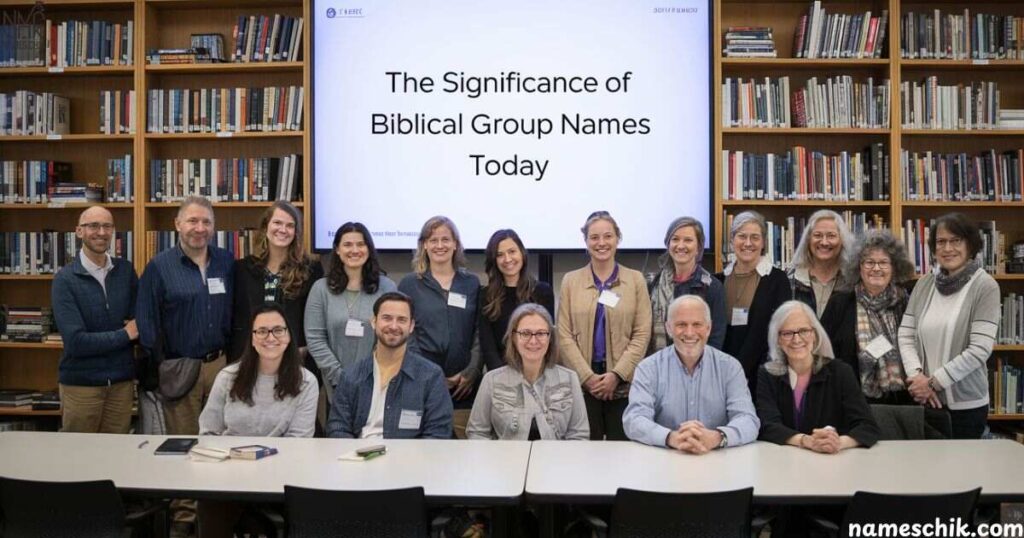 The Significance of Biblical Group Names Today
