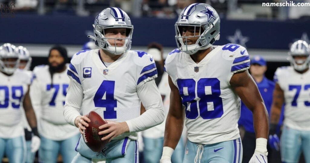 Dak Prescott and CeeDee Lamb Names
