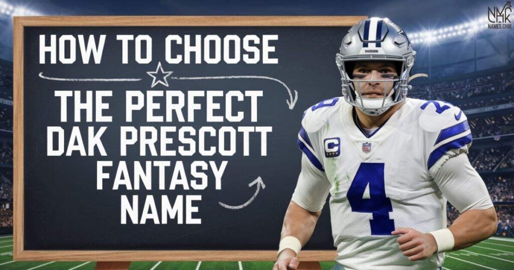 How to Choose the Perfect Dak Prescott Fantasy Name
