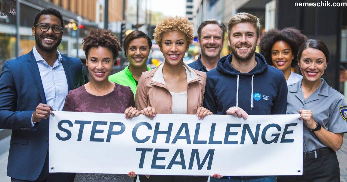 Step Challenge Team Names