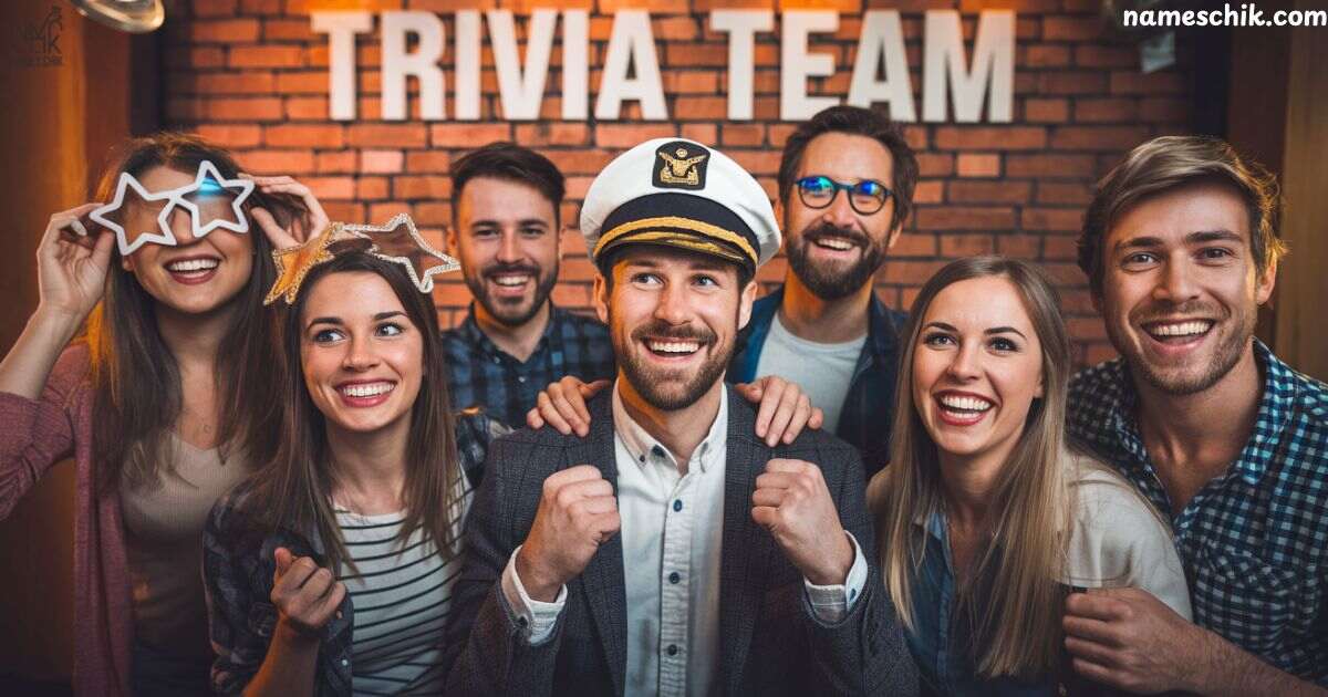 Trivia Team Names