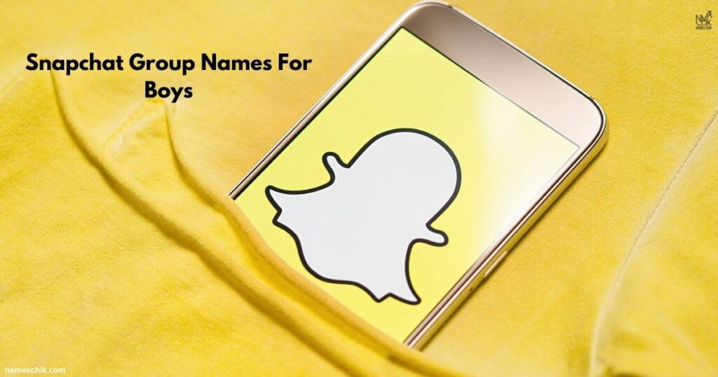 Snapchat Group Names For Boys